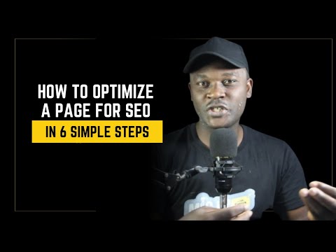 6 Simple Steps To Optimize A Page For SEO