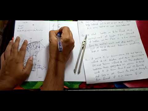 Engineering Graphics : Projection of Lines 8