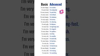 🔥 Basic vs Advanced English Sentences | Improve Your Vocabulary Fast! 🚀