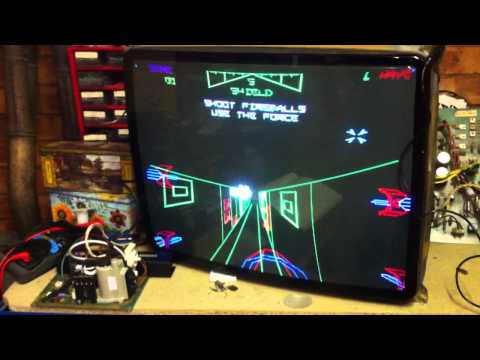 Atari Star Wars on a Hantarex Polo 2/25 monitor