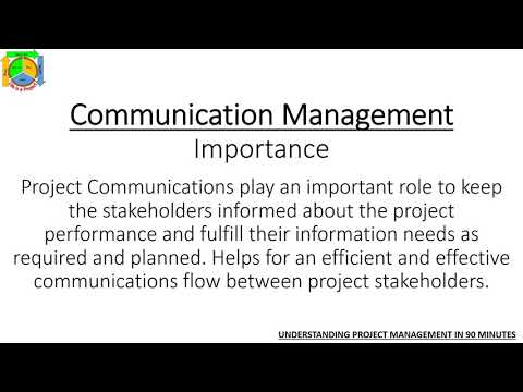 30   Communication Management   Understanding Project Management in 90 Minutes
