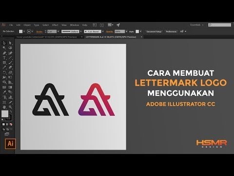 [Tutorial] How to Make a Logo / Lettermark | Adobe Illustrator CC