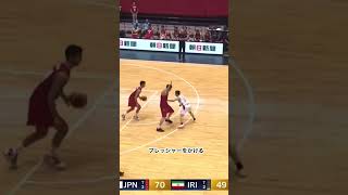 河村勇輝のディフェンスが完璧すぎる #バスケ #basketball #戦術分析 #日本代表 #河村勇輝
