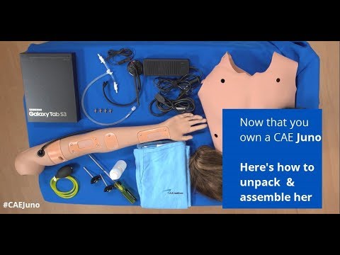 CAE Juno Manikin: Unpack & Assembly Video