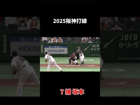 【久しぶりです】2025阪神打線！#阪神#ダイナマイト打線