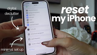 what’s on my iPhone: resetting & starting fresh *digital declutter* | itsactuallyak