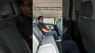 Tata Harrier EV backseat - space, features and comfort! Good enough? #HarrierEV #tataharrierev
