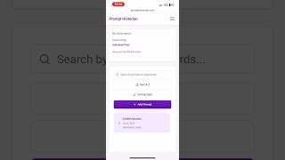 How to Save Your Prompts Using Prompt Historian #ai #prompt #tips