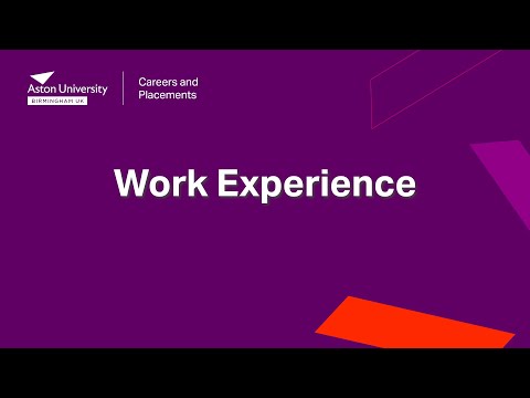 CV Guide: Work Experience