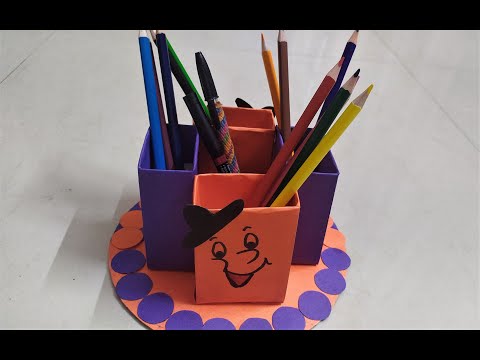 DIY - Pen or Pencil Stand using waste soap boxes