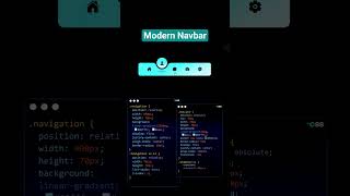 🚀 Modern Animated Navbar Using Pure HTML & CSS | No JavaScript!  #animatedmenu #webdesign #coding