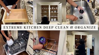 EXTREME KITCHEN DEEP CLEAN & RESET 2026 | ORGANIZATION IDEAS + MEAL PREP #cleaningvlog