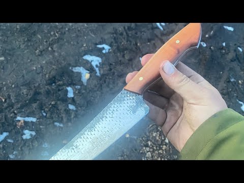 Testing the Cowboy Chef Knife