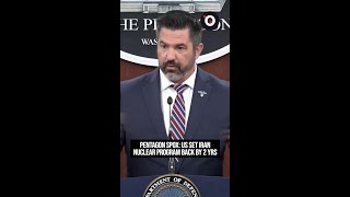 Pentagon spox: US set Iran nuclear program back by 2 years
