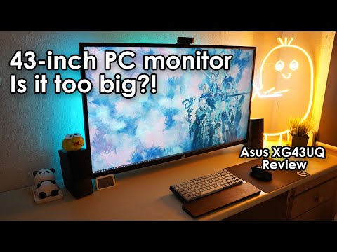 Is a 43-inch monitor too big? Asus XG43UQ Review