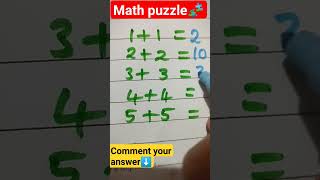 Crack this puzzle | #puzzlechallenges #ytmath #aptitudepuzzle