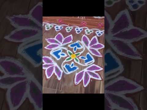 Try this Simple Rangoli ((ಸರಳ ರಂಗೋಲಿ)