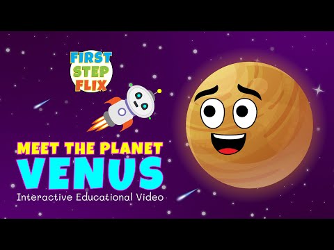 Meet The Planet Venus 🚀 | Space for Kids | Educational Video for Toddlers
