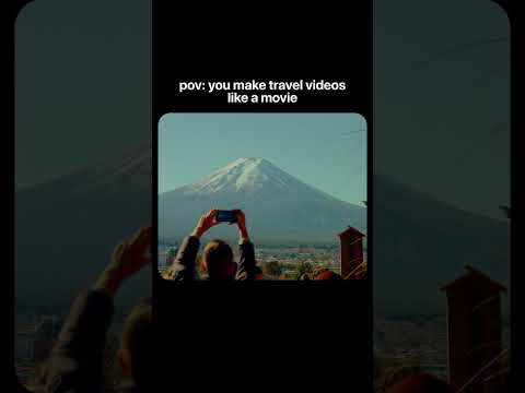 pov: you make travel videos like a movie #cinematic #travel #editing