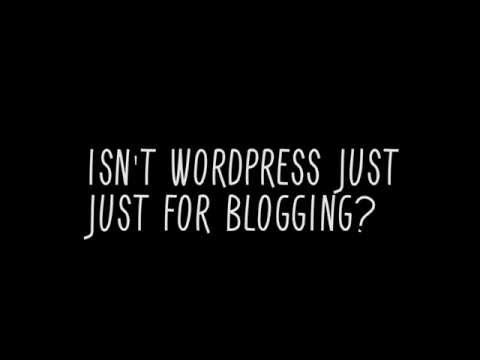 Is Wordpress Just For Blogging? (Short Answer)