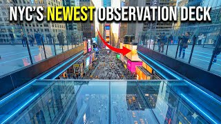 NYC's NEWEST Observation Deck in Times Square (Best View in NYC) : FIRST LOOK & REVIEW