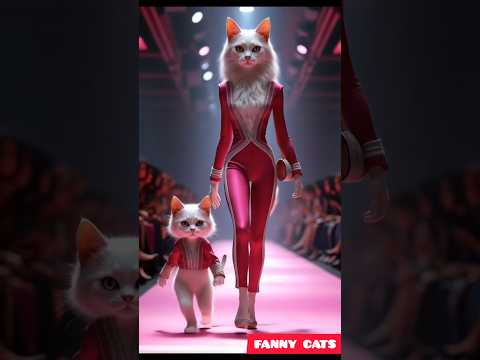 cat models Video for kids #catcatfunnyfightcompilation #cat #model #shorts #subscribe