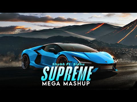 Supreme Mega Mashup Shubh ft. Sidhu Moosewala  | Nonstop Punjabi Mashup 2025 | Vibe Fusion