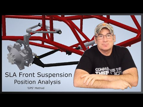 Position Analysis Prt. 1 -- SLA Suspension -- GPS Method -- Dirt Late Model Front Suspension