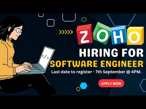 ZOHO Off Campus Drive For Freshers | Hiring for Multiple roles | Multiple location | Apply Now #zoho