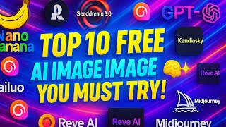 “Top 10 FREE AI Image Generators You Must Try! 🧠✨”