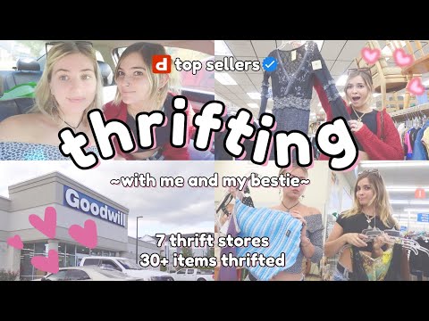 ✨ Come Thrifting With Us! 7 Thrift Stores in One Day | Depop Sellers Haul + Reality Check ✨