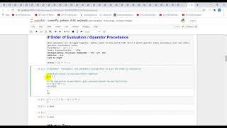 LearnPy-Operator Precedence