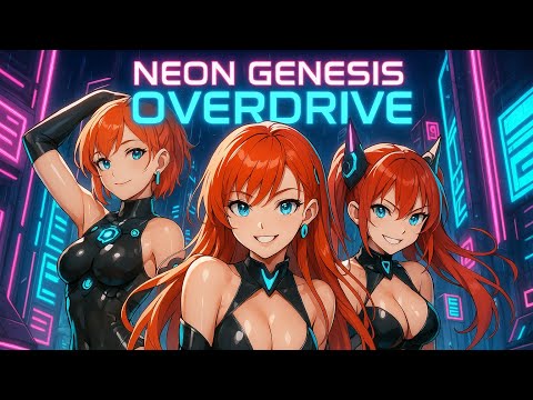 NEON GENESIS OVERDRIVE — Full Cyberpunk Anime Music Album (Official Visualizer)