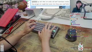 #taehatypes on #Twitch | Building NRG dizzy's Custom Mechanical Keyboard | !build