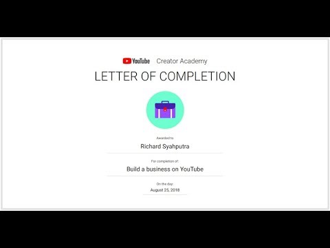 Build a business on YouTube - Youtube creator academy course Exam Answers 2018