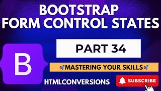 034 Bootstrap Form Control States