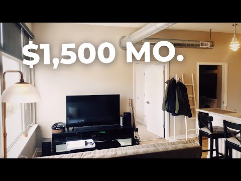 $1,500 Month Minimalist Apartment Tour Near Philadelphia | Millennial Apartment Tour