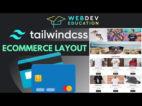 Tailwind CSS IS EASY!! Ecommerce layout tutorial (with flexbox and grid)