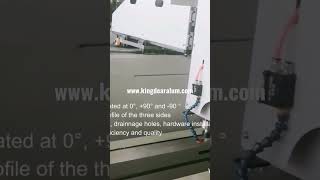 KINGDEAR how to procss hardware holes and drainage holes with the CNC milling machine