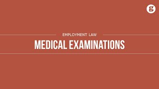 Medical Examinations