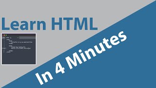 Learn html in 4 minutes / Introduction to HTML - Web Development Class / HTML Tutorial