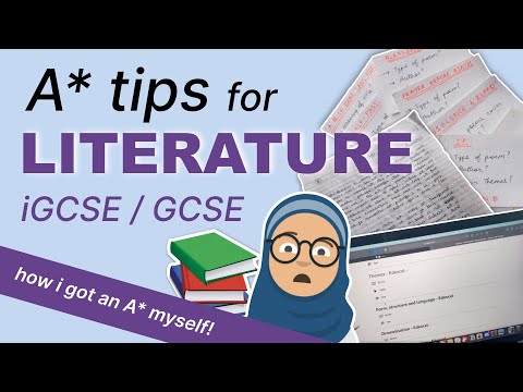 How I Got an A* (GRADE 9) in English Literature IGCSE | Original tips on how I did it myself!!! 📚