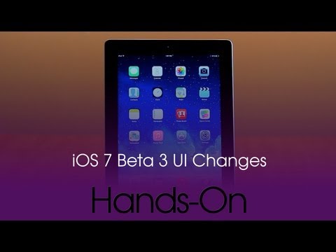 Hands-on with iOS 7 Beta 3's UI changes