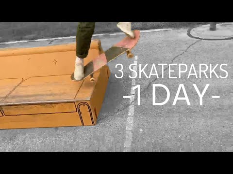 3 Skateparks, 1 Day: Max Madsen