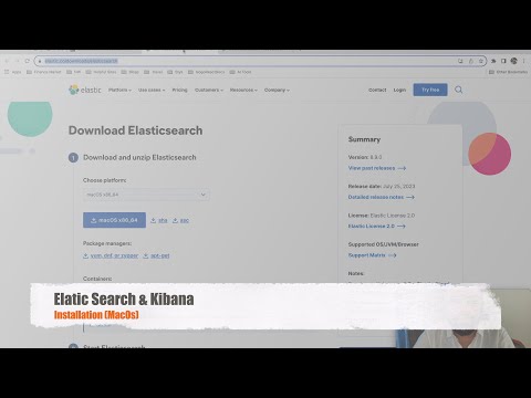 Elastic Search & Kibana Installation - step by step process