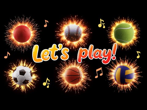 Let’s Play Sports! 🎵 | Sports Action Song for Kids 🎾🏀⚽ | Dance & Learn |