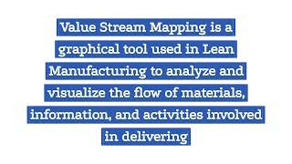 Value Stream Mapping | Lean Manufacturing