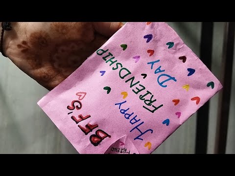 Friendship Card for your best friend ||FRIENDSHIPS DAY SPECIAL 💖||ONLINE EDUCATION|| #bff_gift_card