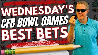 Wednesday College Football Bowl Game Picks and BEST Bets!