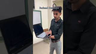 frontend developer vs backend developer 🤣😂 #funny #comedy #reels #youtube #trending